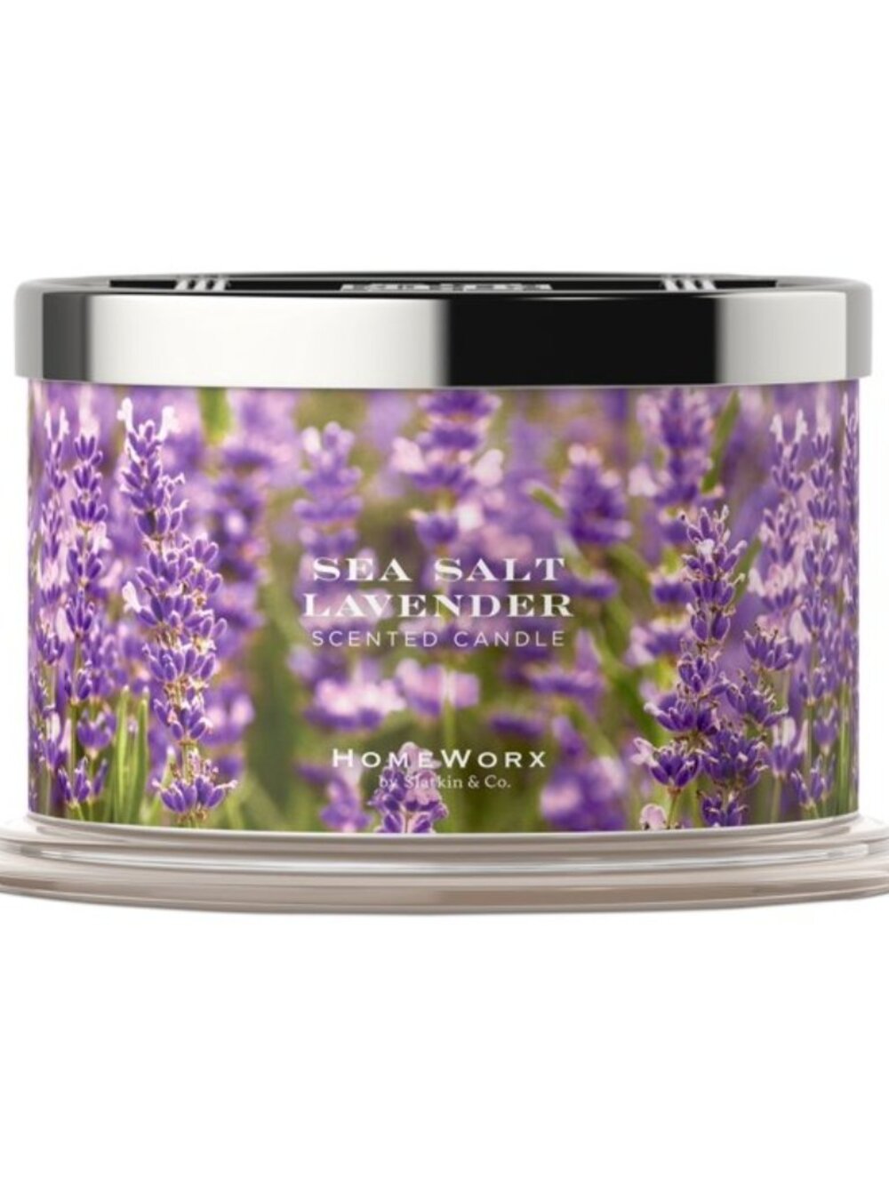 HomeWorx by Slatkin + Co. | Sea Salt Lavender Scented Candle | 14 oz. | NWT